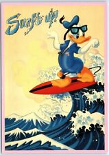 Postcard - Surf's Up, Surfing Donald picture
