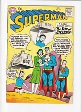 SUPERMAN COMIC #140 1960  bizarro jr. 1st blue kryptonite Wayne Boring Supergir/ picture