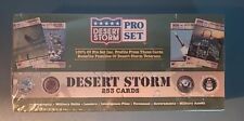 Vintage Desert Storm 253 Military Trading Cards Complete Set Unopened USA - IRAQ picture