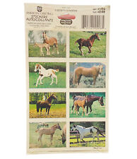1984 American Greetings Stickety-Doo-Da 2 Sheets Horse Stickers Unopened Vintage picture