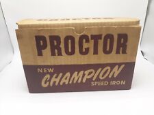 Vintage Proctor Champion Speed Iron Model #983 With Box and manual NIB? picture
