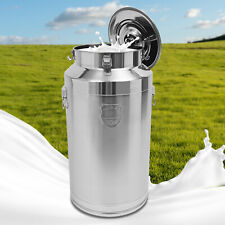 88L Milk Can Wine Pail Sealed Bucket Jug Oil Barrel Bottle Large Stainless Steel picture