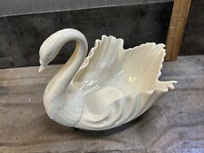 Vintage Lenox Large Porcelain Swan Centerpiece Bowl USA made picture