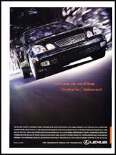2001 2002 Lexus GS430 Original Advertisement Print Art Car Ad J836 picture