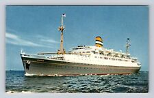 SS Ryndam, Concept In Tourist Travel, Ship, Vintage Souvenir Postcard picture