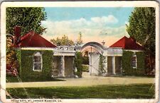 Mt. Vernon Mansion VA-Virginia, Texas Gate, House, c1922, Vintage Postcard picture