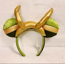2024 Hot Disney Parks 2022 Marvel Loki Minnie Mouse Ears Headband Gift picture