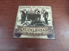 The 3 Stoogges Metal  Sign  Masters Of Disaster Knuckleheads Garage  2010  12×12 picture