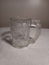 1995 McDonald's Batman Forever Movie Glass Mug 3D  Excellent Used picture