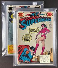 Superman; Lot of 9 Books - #261-269 ; $90 w/  picture