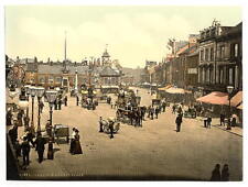 Market place Carlisle England c1900 OLD PHOTO picture