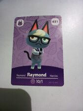 (US) 431 RAYMOND Animal Crossing Amiibo Authentic Mint Card With Tracking  picture