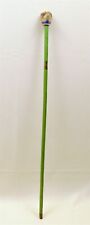 1933 Chicago World's Fair Souvenir Walking Stick or Cane Green Dog Head 25 in. picture