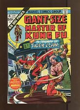 Giant Size Master Of Kung Fu #4 - Tiger Claw (8.0) 1975 picture
