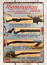 Remington Arms shotgun rigle hunting metal tin sign metal posters picture