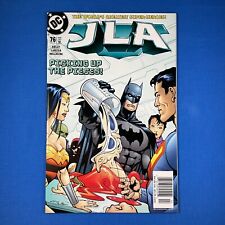 JLA #76 NEWSSTAND UPC Justice League America DC Comics 2003 Plastic Man picture