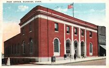 Vintage Postcard 1921 Post Office Danbury CT Connecticut picture