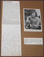 1971 Don McLean American Pie Album Review Newsweek Clipping Vincent picture