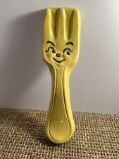 Vintage/Retro Chalkware, Yellow Fork, Hanging Kitchen, Dining Decor picture