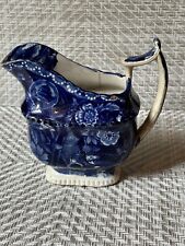 Antique Early Small Blue & white Pitcher, Creamer. Gravy, Collectable picture
