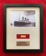Large Titanic Wreck Wood Framed Artifact Relic. White Star Line. TitanicItems picture
