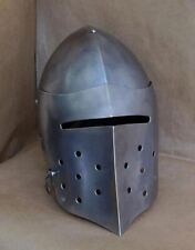 Medieval New Style Collectible Visor Helmet Battle Ready Steel Armor x-mas gift picture