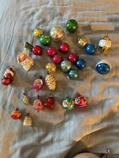 Mixed Lot of 28 Glass Christmas Tree Ornaments picture