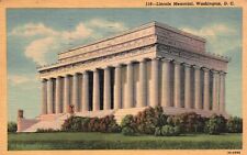 Postcard Washington DC Lincoln Memorial Posted 1949 Linen Vintage PC H7925 picture