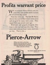 1918 Pierce Arrow Dump Truck Original ad - Rare - Profits warrant price picture