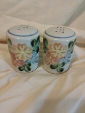 Louisville Stoneware Floral Salt & Pepper Shakers picture