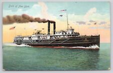 c 1910 Steamer S.S. State of New York Steamship Antique Postcard picture