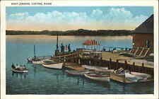 Castine Maine ME Boat Landing Vintage Postcard picture