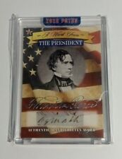2020 20 POTUS A WORD FROM THE PRESIDENT FRANKLIN PIERCE AUTHENTIC HANDWRITTEN picture