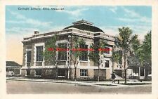 OK, Enid, Oklahoma, Carnegie Library, Exterior View, EC Kropp No 17097 picture