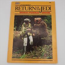 Star Wars Return of the Jedi Picture Word Coloring Book Used Pencil marks. Read picture
