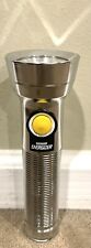 Vintage Eveready Energizer Metal Ribbed Flashlight Working Union Carbide picture