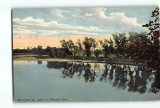 Old Vintage Postcard of Burlington Vt Scene on Wingaski River picture