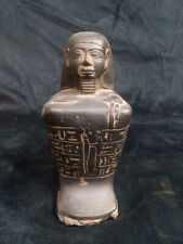 Ancient Egyptian Antiquities Rare statue of seated scribe Egyptian figure BC picture