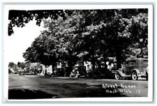 c1920's Cafe Business Street Scene Hart Michigan MI RPPC Photo Postcard picture