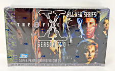 1996 TOPPS THE X FILES SEASON TWO SUPER PREMIUM TRADING CARD BOX NEW SEALED picture