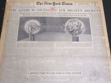 1932 MAY 8 NEW YORK TIMES SPECIAL AUTO - CAPONE'S TRIP TO JAIL ENDS - NT 6999 picture