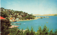 Sausalito CA California, Marin County, San Francisco Bay, Vintage Postcard picture