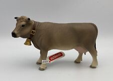 Schleich Light Brown BRAUNVIEH COW w/BELL Dairy Farm 13874 Figure 2017 picture