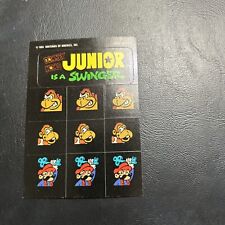 Jb12 video Game City 1993 Topps Sticker Nintendo Donkey Kong Junior Mario picture