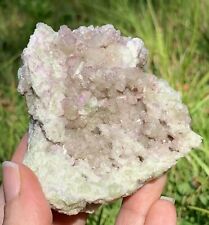BEAUTIFUL SPARKLING PURPLE GREEN VESUVIANITE MIND HEART CONNECTION CRYSTAL  picture