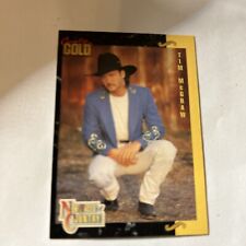 #12 Tim Mcgraw, 1993 Sterling Country Gold New Faces Jb2c picture