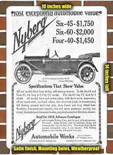Metal Sign - 1912 Nyberg Six-45 Four-Passenger Torpedo- 10x14 inches picture