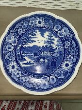 Royal Cauldon 10.5” Blue/White “Nature” Plate picture