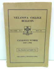 Vintage Villanova College Bulletin 1949-1950 Book picture