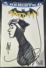 Adam Hughes Original Art- Catwoman Sketch On A Batman #1 Blank ONE OF A KIND picture